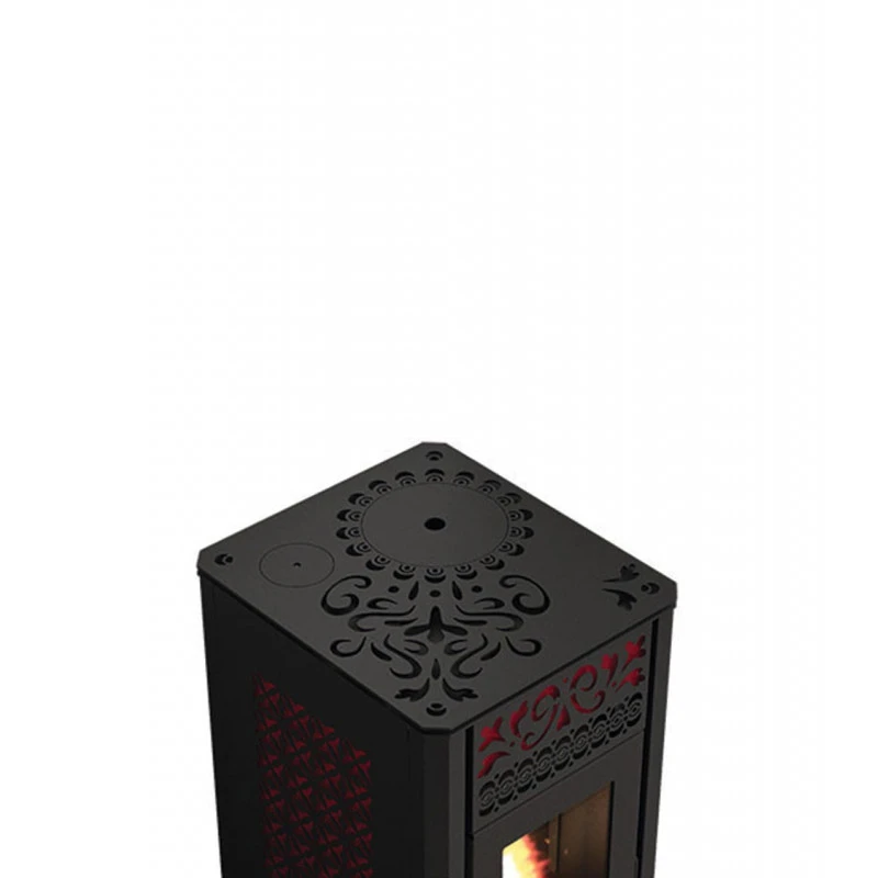 LUCILLA 9,5 Kw - Poêle à granulés EVA CALOR LUCILLA 9,5 Kw - Poêle à Granulés EVA CALOR -Magasin De Cheminées poele granules eva calor lucilla 9 4