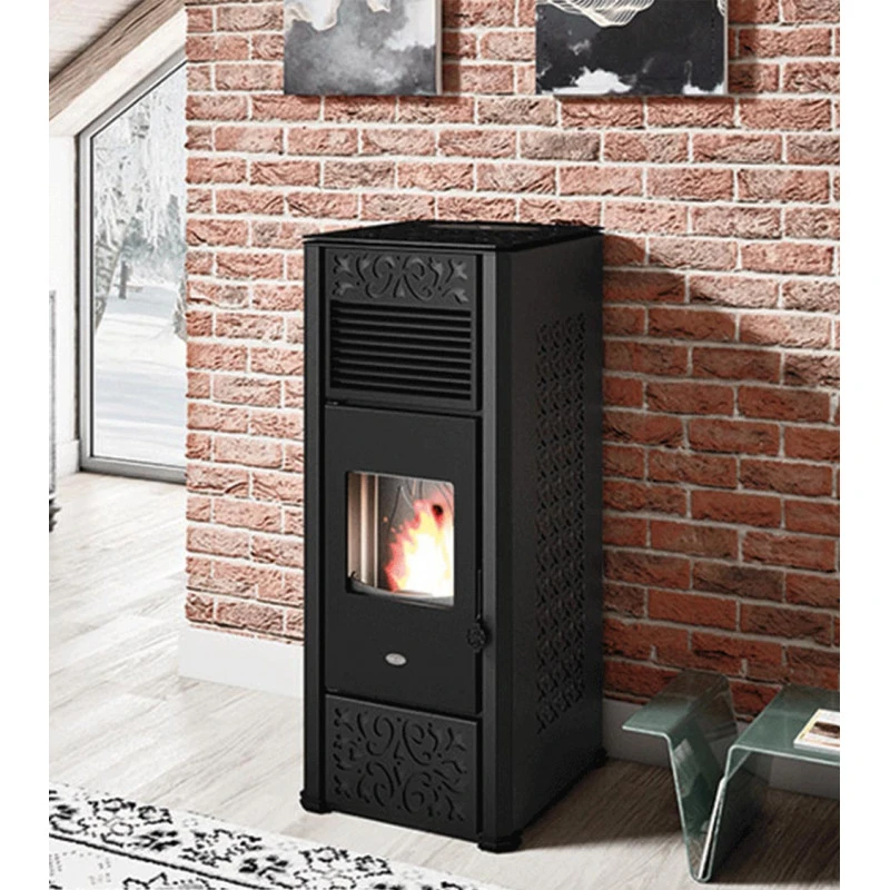 LUCILLA 9,5 Kw - Poêle à granulés EVA CALOR LUCILLA 9,5 Kw - Poêle à Granulés EVA CALOR -Magasin De Cheminées poele granules eva calor lucilla 9