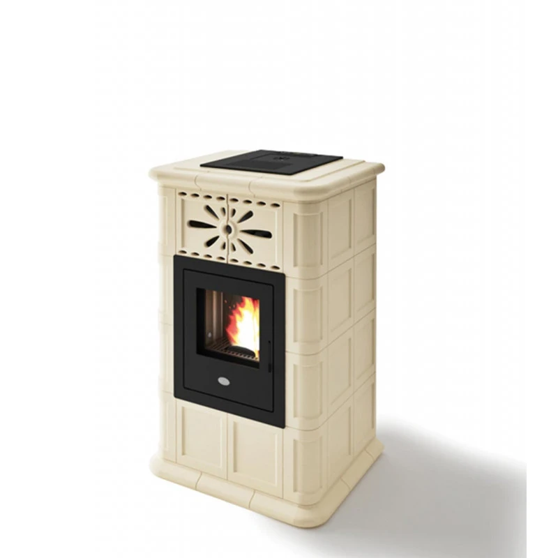 MARIA 13,5 Kw - Poêle à granulés en faïence EVA CALOR MARIA 13,5 Kw - Poêle à Granulés En Faïence EVA CALOR -Magasin De Cheminées poele granules eva calor maria 13 2