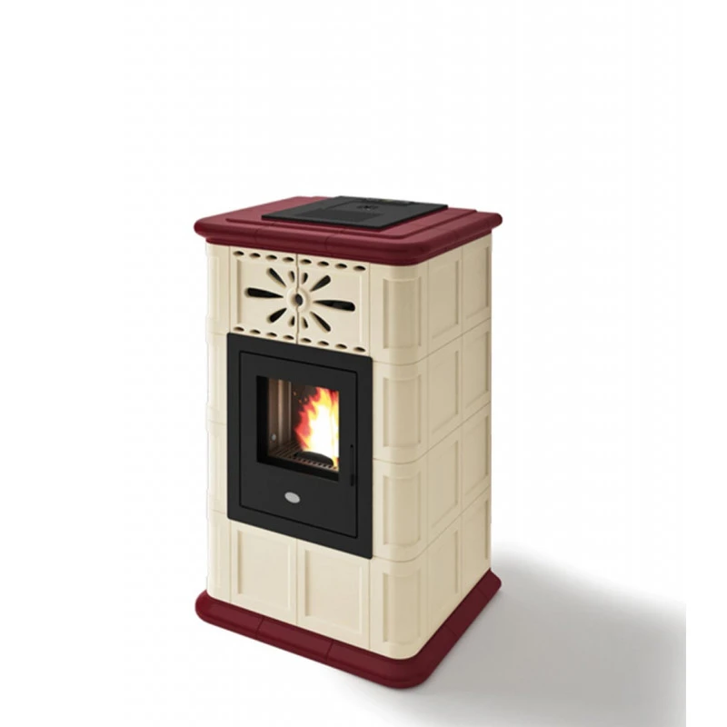 MARIA 13,5 Kw - Poêle à granulés en faïence EVA CALOR MARIA 13,5 Kw - Poêle à Granulés En Faïence EVA CALOR -Magasin De Cheminées poele granules eva calor maria 13 3