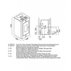 TOSCA 20 Kw Hydraulique - Poêle à Granulés EVA CALOR -Magasin De Cheminées poele granules eva calor tosca 20 3