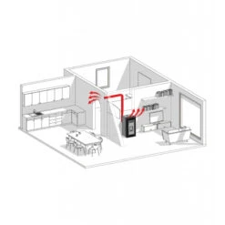 ZOE 15 Kw Canalisable - Poêle à Granulés EVA CALOR -Magasin De Cheminées poele granules eva calor zoe 15 4