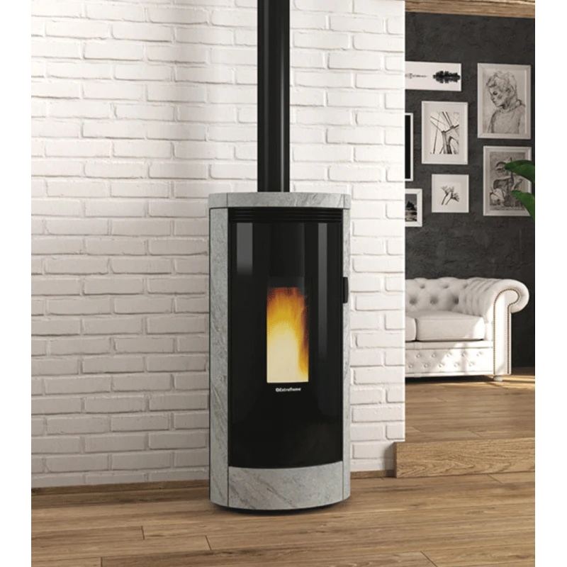 Poêle à granulés étanche canalisé 9KW DEBBY PLUS EVO- La Nordica Extraflamme Poêle à Granulés étanche Canalisé 9KW DEBBY PLUS EVO- La Nordica Extraflamme -Magasin De Cheminées poele granules extraflame debby plus evo 9 1