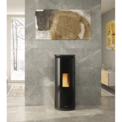 PAMELA CRYSTAL BLSC 8 KW - Poêle à Granulés Ventilé étanche La NORDICA EXTRAFLAME