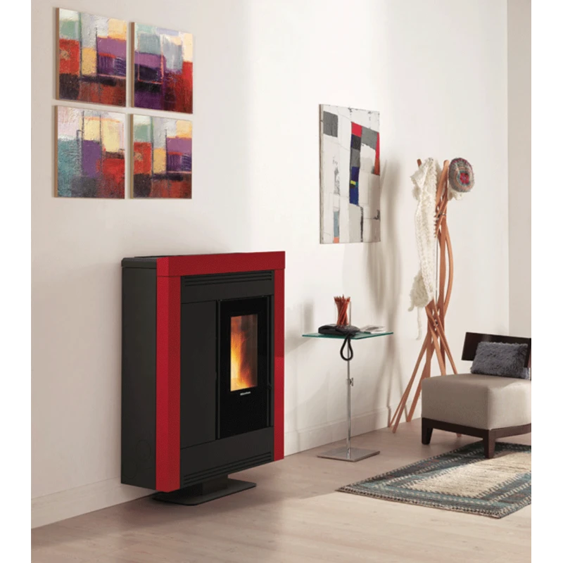 Souvenir Steel Evo 10.2 kw canalisable - Poêle à granulés LA NORDICA EXTRAFLAME Souvenir Steel Evo 10.2 Kw Canalisable - Poêle à Granulés LA NORDICA EXTRAFLAME -Magasin De Cheminées poele granules extraflame souvenir steel canalise
