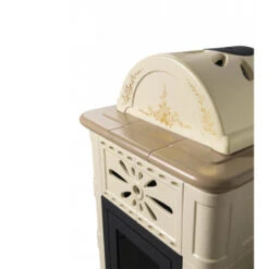 DIANA 13,5 Kw - Poêle à Granulés En Faïence EVA CALOR -Magasin De Cheminées poele granules faience eva calor diana 13 4