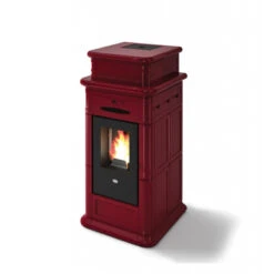 ERMINY 9,5Kw - Poêle à Granulés En Faïence EVA CALOR -Magasin De Cheminées poele granules faience eva calor erminy 9 2