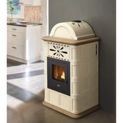 ROSY 13 Kw - Poêle à Granulés En Faïence EVA CALOR