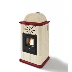 ROSY 13 Kw - Poêle à Granulés En Faïence EVA CALOR -Magasin De Cheminées poele granules faience eva calor rosy 13 3