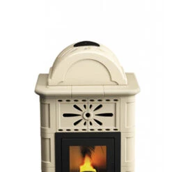 ROSY 13 Kw - Poêle à Granulés En Faïence EVA CALOR -Magasin De Cheminées poele granules faience eva calor rosy 13 4