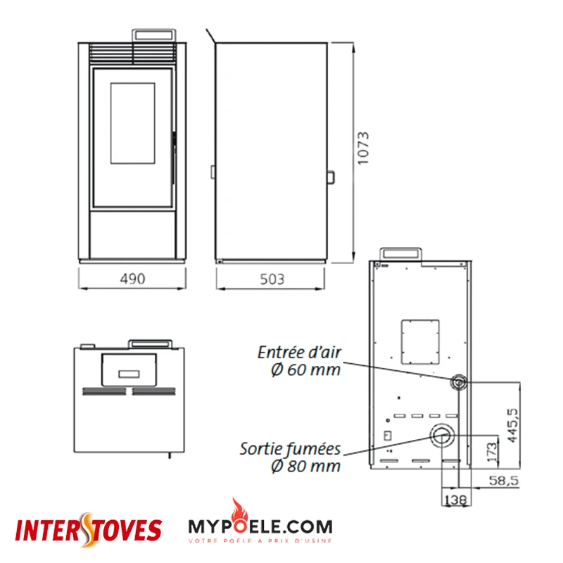 POÊLE À GRANULÉS ÉTANCHE MARINA 11 KW INTERSTOVES POÊLE À GRANULÉS ÉTANCHE MARINA 11 KW INTERSTOVES -Magasin De Cheminées poele granules interstoves marina 11 3